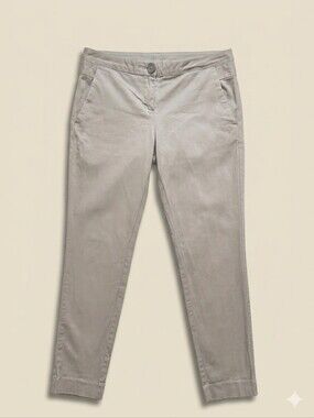 Sz 4 Jacob Cotton Blend Light Beige Khaki Women's Ankle Pants